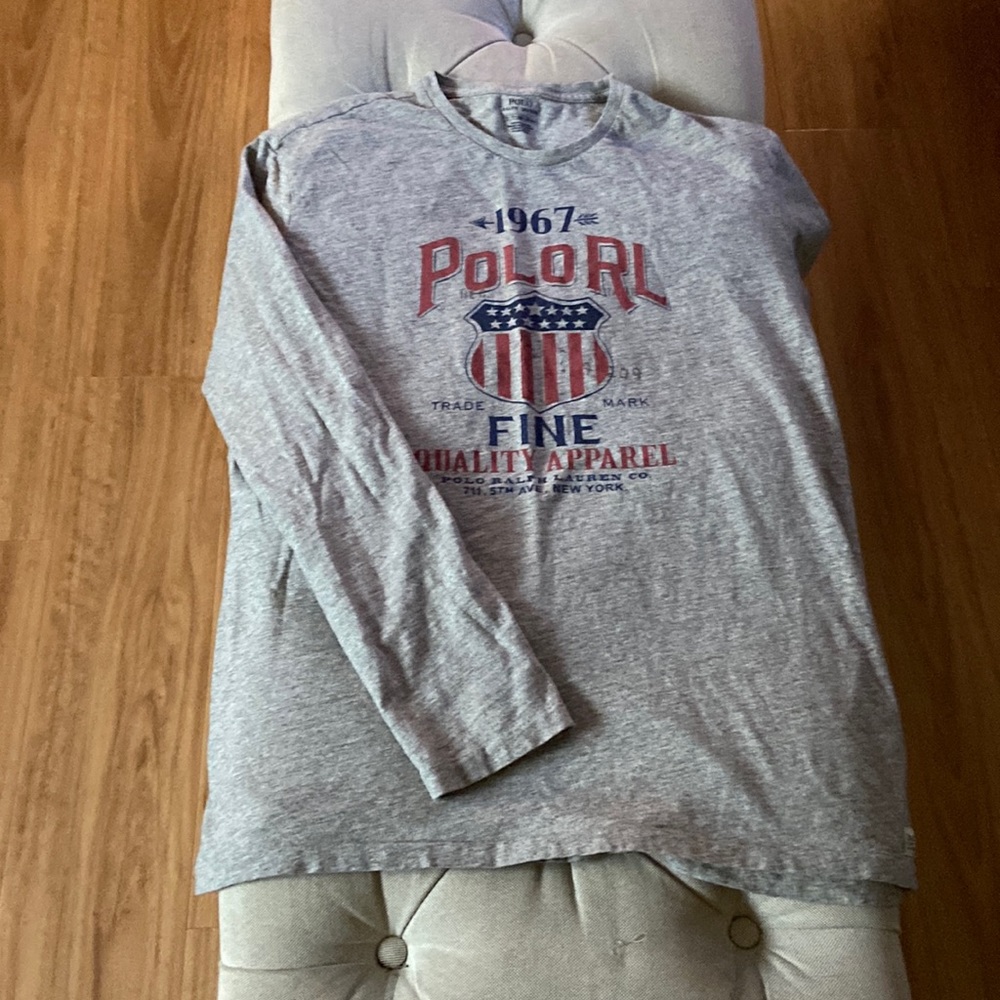 Mens polo sweatshirt